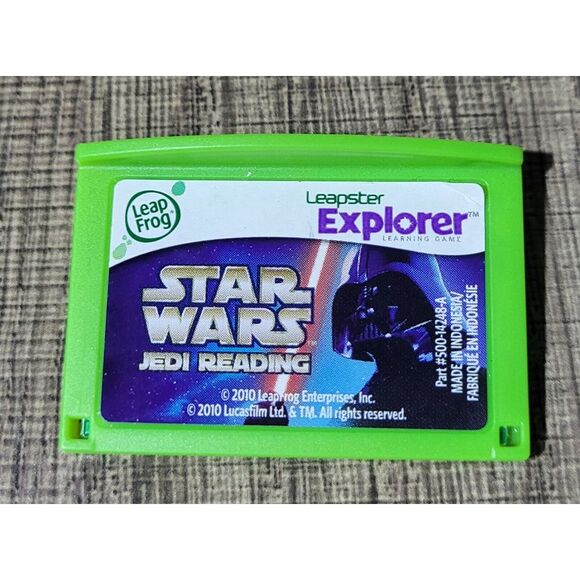 Leap Frog Leapster Explorer Star Wars Jedi Reading Learning Game with Case - Picture 3 of 4